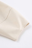 Casual Solid V Neck A Line Dresses