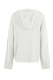 Casual Solid Buttons Hooded Collar Tops