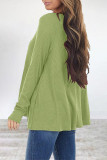 Casual Simplicity Solid Patchwork V Neck Tops