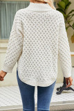 Casual Solid Patchwork Turtleneck Tops
