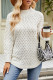 Casual Solid Patchwork Turtleneck Tops