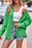 Casual Simplicity Solid Turndown Collar Tops