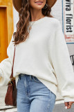 Daily Simplicity Solid O Neck Tops