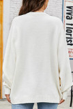 Daily Simplicity Solid O Neck Tops