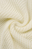 Casual Solid Turtleneck Long Sleeve Two Pieces