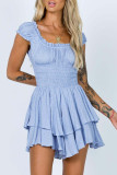 Sexy Solid Asymmetrical Off the Shoulder A Line Dresses