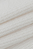 Casual Solid Turtleneck Tops