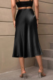 Elegant Solid Type A Solid Color Bottoms