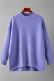Casual Simplicity Solid Half A Turtleneck Tops
