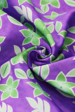Elegant Floral With Belt V Neck A Line Dresses