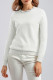 Casual Solid Beading O Neck Tops