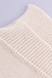 Casual Solid Patchwork O Neck Tops