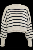 Casual Solid Patchwork O Neck Tops