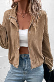 Casual Street Solid Zipper Mandarin Collar Outerwear