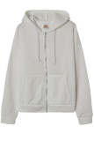 Casual Sportswear Solid Pocket Hooded Collar Outerwear