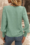 Elegant Solid Lace O Neck Tops
