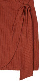 Casual Street Solid Bandage V Neck A Line Dresses