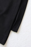 Sexy Solid High Opening Asymmetrical O Neck Irregular Dress Dresses