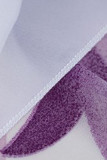 Sweet Elegant Print Patchwork Half A Turtleneck A Line Dresses