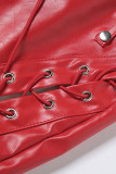 Sexy Solid Frenulum Regular Mid Waist Pencil Solid Color Bottoms