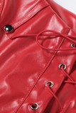 Sexy Solid Frenulum Regular Mid Waist Pencil Solid Color Bottoms