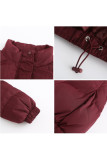 Casual Solid Pocket Turtleneck Outerwear