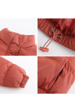 Casual Solid Pocket Turtleneck Outerwear
