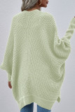 Elegant Solid Cardigan Collar Tops
