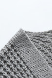Elegant Solid Cardigan Collar Tops