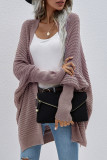 Elegant Solid Cardigan Collar Tops