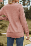 Casual Solid Patchwork Square Collar Tops