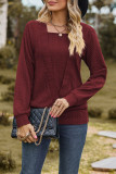 Casual Solid Patchwork Square Collar Tops