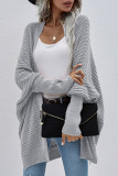 Elegant Solid Cardigan Collar Tops
