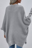 Elegant Solid Cardigan Collar Tops
