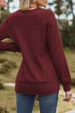 Casual Solid Patchwork Square Collar Tops