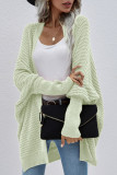 Elegant Solid Cardigan Collar Tops