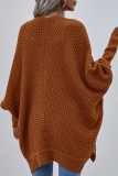 Elegant Solid Cardigan Collar Tops