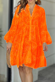 Elegant Solid Lace Hollowed Out V Neck A Line Dresses