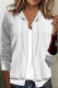 Casual Solid Zipper Hooded Collar Outerwear