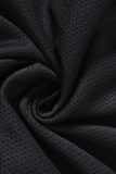 Casual Sportswear Solid Buckle Loose High Waist Wide Leg Solid Color Bottoms