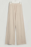Casual Simplicity Solid Turtleneck Long Sleeve Two Pieces
