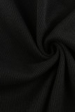 Sexy Solid Hollowed Out Backless Half A Turtleneck Irregular Dress Dresses