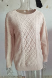 Elegant Solid Hollowed Out O Neck Long Sleeve Dresses