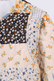 Street Print Pocket O Neck Outerwear