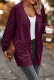 Casual Street Solid Pocket V Neck Outerwear