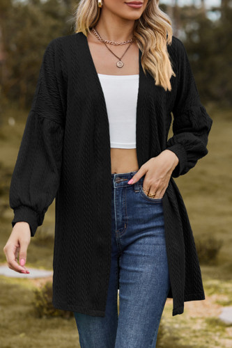 Casual Simplicity Solid V Neck Outerwear