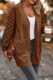 Casual Street Solid Pocket V Neck Outerwear