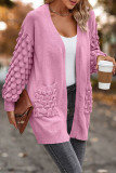 Casual Street Solid Pocket V Neck Outerwear
