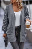 Casual Street Solid Pocket V Neck Outerwear