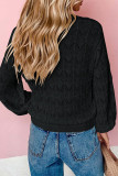 Casual Solid Hollowed Out V Neck Outerwear